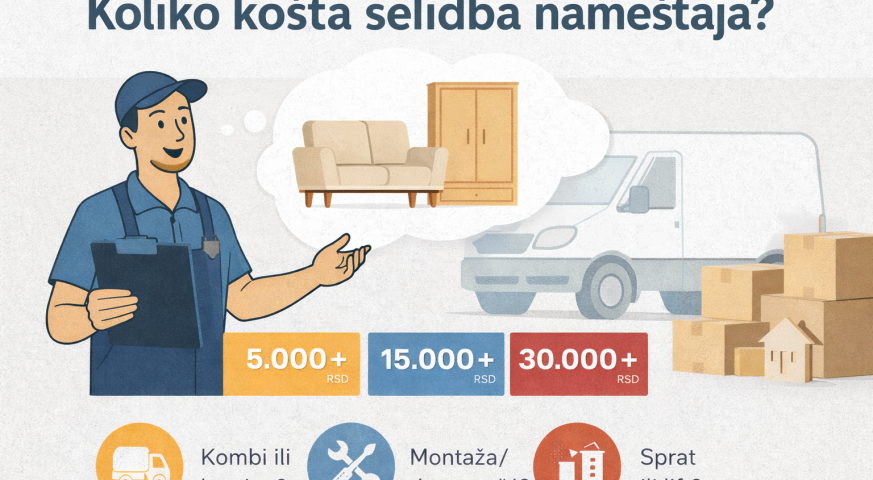 Koliko kosta selidba namestaja
