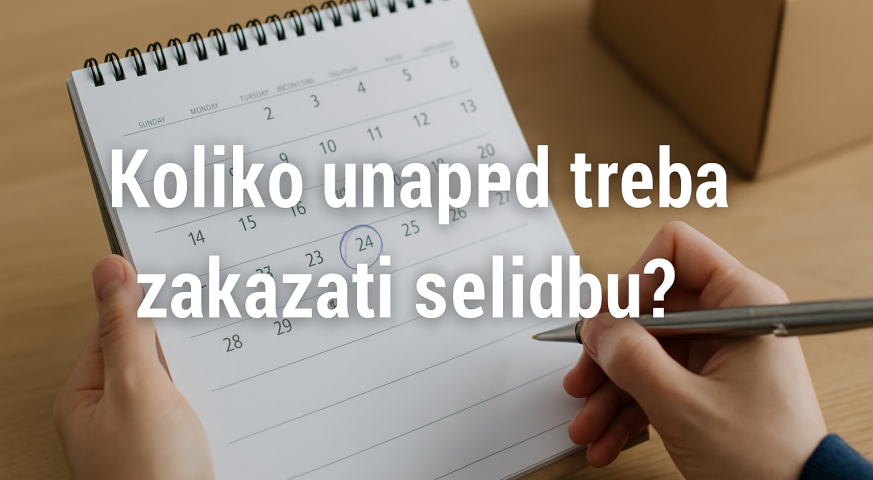 Koliko unapred treba zakazati selidbu